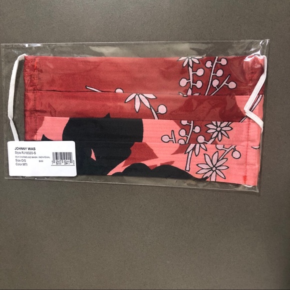 Johnny Was Accessories - Johnny Was Face Mask floral Silk Charmeuse